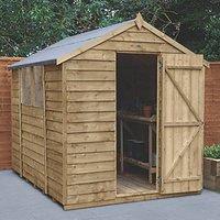 Forest 6' x 8' (Nominal) Apex Overlap Timber Shed (551JR)