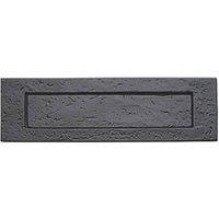 Hardware Solutions Antique Letter Plate Black 250mm x 70mm (551KK)