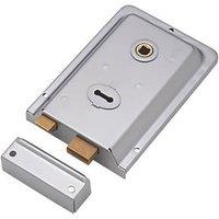 Smith & Locke Rim Lock Satin Nickel 154mm x 107mm (551PY)