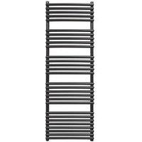 Towelrads 1500mm x 500mm 2539BTU Black Flat Designer Towel Radiator (551RY)