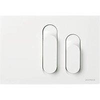 Fluidmaster Schwab Dura 634684 Dual-Flush Flushing Plate White (5520X)