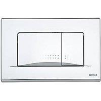 Fluidmaster Schwab Dots Duo 257429 Dual-Flush Flushing Plate Gloss Chrome (5524X)