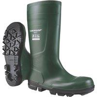 Dunlop Work-It Size 2.5 Green Steel Toe Cap Safety Wellies (552XH)
