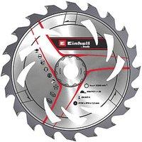 Einhell Wood/Plastic TCT Circular Saw Blade 150mm x 16mm 20T (553FC)