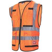 Milwaukee Premium Hi-Vis Vest Orange 2X Large / 3X Large 46" Chest (553GC)
