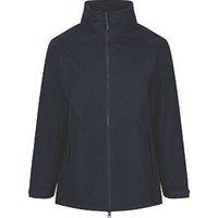 Regatta Hudson Womens Fleece-Lined Waterproof Jacket Navy Size 10 (553HJ)