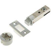 Union Chrome-Plated Tubular Privacy Bolt 73mm Case - 57mm Backset (5542V)