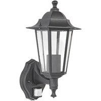 Outdoor Coach Lantern With PIR Sensor Matt Black (5543J)
