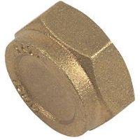 Flomasta Brass Compression Blanking Nut 15mm (55441)