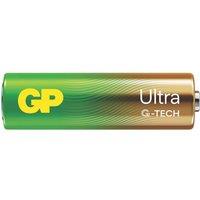 GP Batteries Ultra AA 1.5V Alkaline Batteries 4 Pack (554RM)