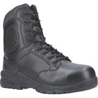 Magnum Strike Force 8.0 Side-Zip CT CP WP Uniform Size 7 Black Waterproof Safety Boots (554XP)