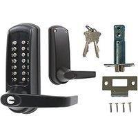 Codelocks Push-Button Lock & Mortice Latch with Code-Free Mode 86mm (555KK)