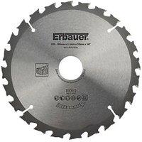 Erbauer Wood TCT Saw Blade 180mm x 30mm 24T (5563V)