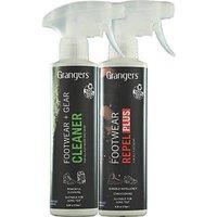 Grangers Gear Cleaner & Footwear Repel Plus Twin Pack 2 x 275ml (556FM)