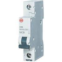 Wylex 50A SP C Curve MCB (556FR)