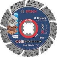 Bosch Expert X-Lock Multi-Material Diamond Cutting Disc 125mm (556RR)