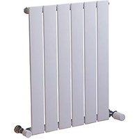 Ximax 600mm x 445mm 1055BTU White Vertical Designer Radiator (55710)