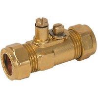Essentials Gas Isolating Valve & Test Point 15mm x 15mm (5577R)