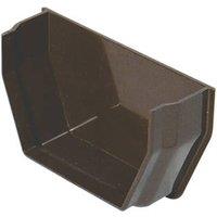 FloPlast Square Internal Stop End Brown 112mm (5581F)