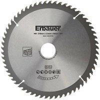 Erbauer Wood Circular Saw Blade 210mm x 30mm 60T (558GX)