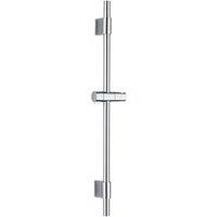 Swirl Shower Rail with Slider Chrome 700mm (558PG)