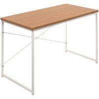 TC Group Okoform Rectangular Heated Desk Nova Oak/White 600mm x 1200mm (558TT)