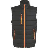Regatta Navigate Bodywarmer Black/Orange Pop 3X Large 50" Chest (558TW)