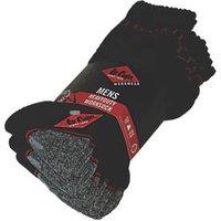 Lee Cooper Heavy Duty Work Socks Black 7-11 5 Pairs (5593F)