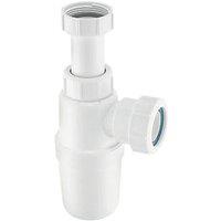 McAlpine AA10 Adjustable Inlet Bottle Trap White 32mm (5598V)