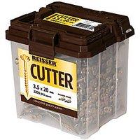 Reisser Cutter Tub PZ Countersunk High Performance Woodscrews 3.5mm x 20mm 2200 Pack (560PV)
