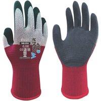 Wonder Grip WG-355 Dual General Handling Gloves Maroon/Grey X Small (560VJ)