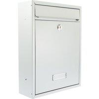 Burg-Wachter Trent Post Box Silver Metallic (561PH)