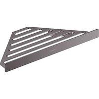 Hansgrohe AddStoris 1-Tier Corner Basket Brushed Black Chrome (561VG)