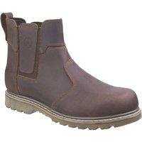 Amblers Abingdon Size 10 Brown Occupational Dealer Boots (561XN)