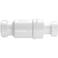 McAlpine MACVALVE-2 Self-Closing Waste Valve White 40mm (5629V)