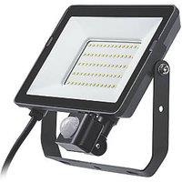 Philips ProjectLine Outdoor LED Floodlight With PIR Sensor Black 30W 2850lm (562JC)