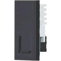 Contactum Media Modular Cat 6 RJ45 Ethernet Socket Black (562RP)