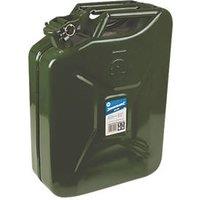 Silverline Steel Jerry Can Green 20Ltr (562XR)