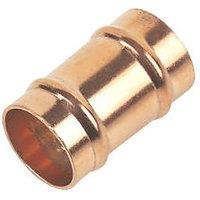Flomasta Copper Solder Ring Equal Slip Coupler 15mm (56343)