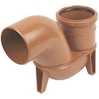 FloPlast Push-Fit Single Socket Low Back P Trap 110mm (56376)