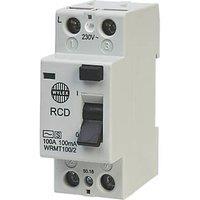 Wylex Lifeline 100A 100mA DP S Curve Time Delay RCD (563HV)