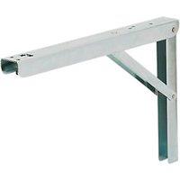 Essentials Adjustable Folding Brackets Silver 400mm x 272mm 2 Pack (56422)