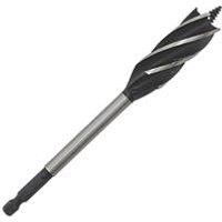 Erbauer Hex Shank 5-Flute Auger Wood Drill Bit 19mm x 165mm (5647V)