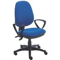TC Group Versi Medium Back Operator Chair with Arms Royal Blue (564TT)