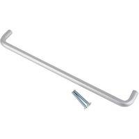 Smith & Locke Fire Rated D Pull Handle Satin Aluminium 19mm x 443mm (5655J)