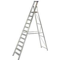 Werner Aluminium 3.15m 12 Step Platform Step Ladder (565FV)