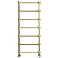 Terma 1170mm x 504mm 1051BTU Brass Flat Designer Towel Radiator (565HR)