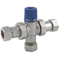 Reliance Valves HEAT112015 Easifit 2-in-1 Thermostatic Mixing Valve 22mm (565TY)
