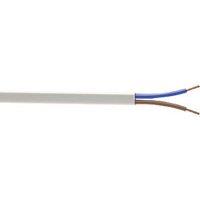 Time 2192Y White 2-Core 0.75mm Flexible Cable 25m Drum (566JX)
