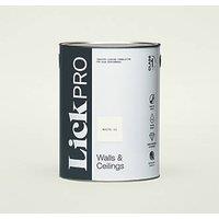 LickPro Max+ 5Ltr White 11 Matt Emulsion Paint (566JY)